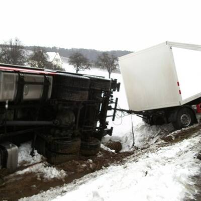 100.000 Eier bei Unfall zerbrochen