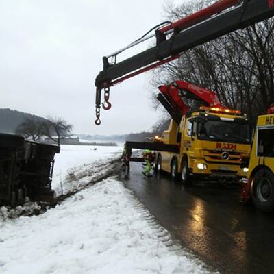100.000 Eier bei Unfall zerbrochen