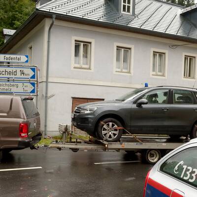 Hier hat sich der Mann verschanzt