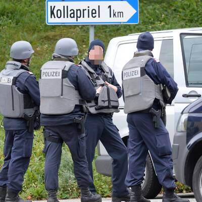 Hier hat sich der Mann verschanzt