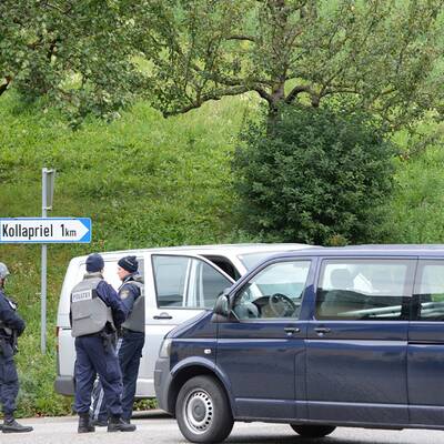 Hier hat sich der Mann verschanzt