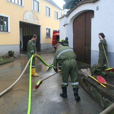 Feuerwehr im Unwetter-Einsatz