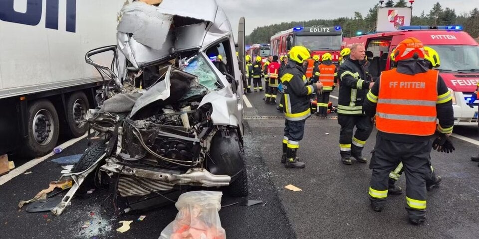 Unfall A2 Ukrainer
