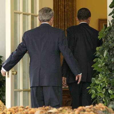 Bush empfängt Obama im Weißen Haus