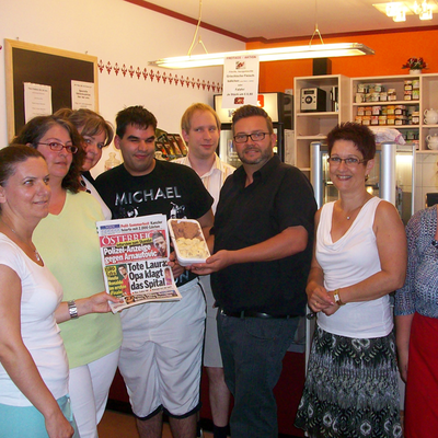 Die zweiten Gewinner (Firma VAEB): Nicole, Georg und Sabrina 