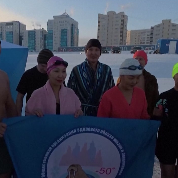 Eisbaden in Jakutien: Die kälteste Region der Welt