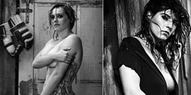 Eis-Girls ziehen blank