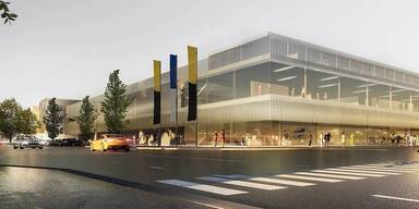 Eine zweite Eishalle entsteht.