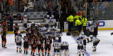 Dramatische Szenen: NHL-Star bricht zusammen