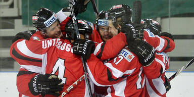 &Ouml;sterreich Ungarn B-WM Eishockey