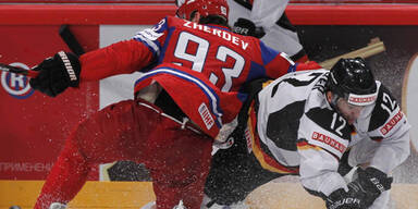 Russland Deutschland Eishockey A-WM