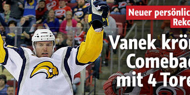 Vanek schießt vier Tore in Ottawa
