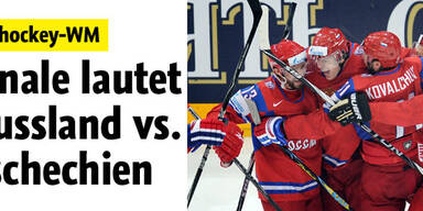 Finale lautet Russland - Tschechien