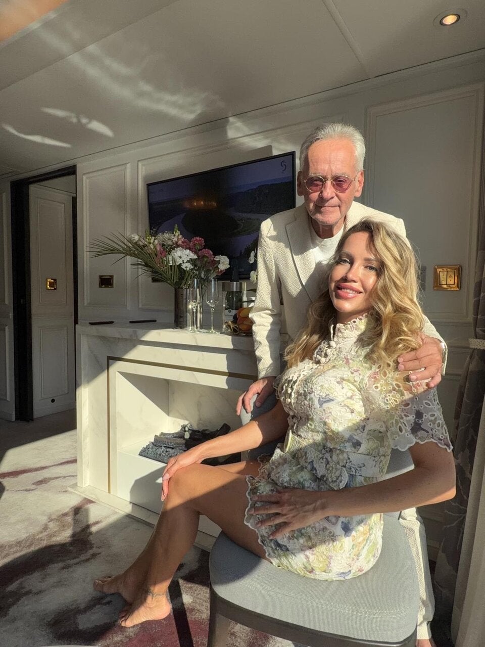 Christian und Ekaterina Mucha fühlen sich in ihrer Suite wie zuhause. 