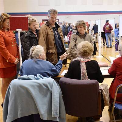 Barack Obama und Bruce Springsteen in Madison / Wisconsin 