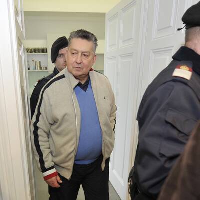 Helmut Elsner bei seinem Prozess vor dem OGH