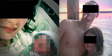 Paar l&auml;sst Ratten ihr Baby annagen