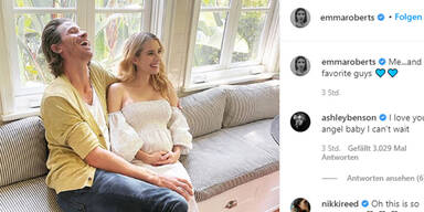 Emma Roberts: Erstes Baby unterwegs