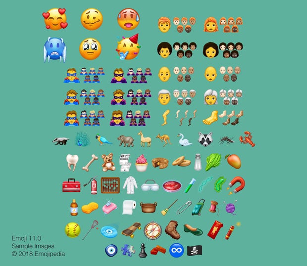 Heuer kommen 157 neue Emojis