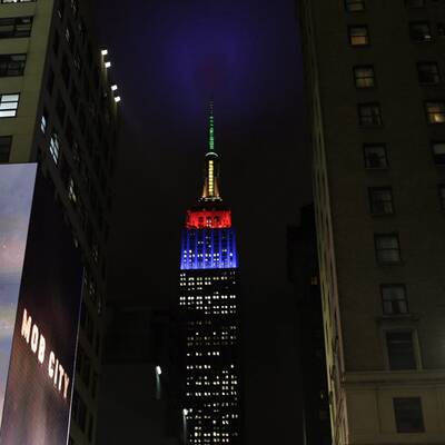 Mandela-Tod: Empire State Building beleuchtet