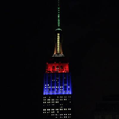 Mandela-Tod: Empire State Building beleuchtet