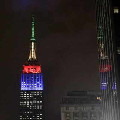 Mandela-Tod: Empire State Building beleuchtet
