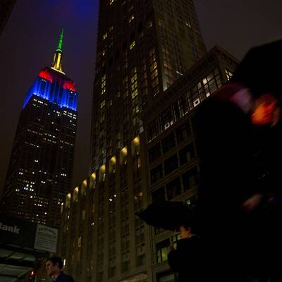 Mandela-Tod: Empire State Building beleuchtet