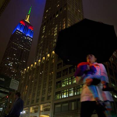 Mandela-Tod: Empire State Building beleuchtet