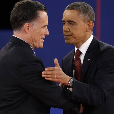 Obama und Romney in der 