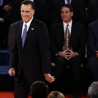 Obama und Romney in der 