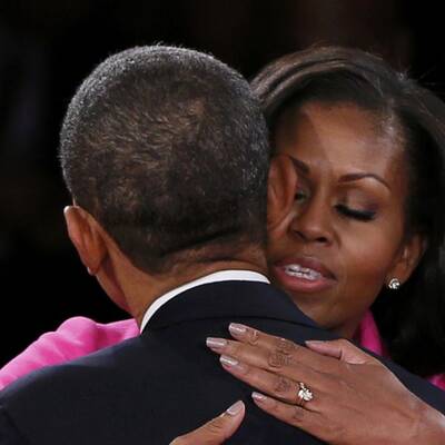 Obama und Romney in der 