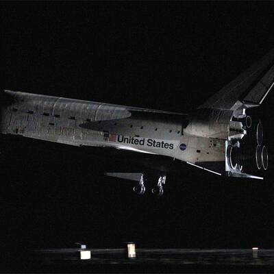 Endeavour nach Abschiedsflug gelandet