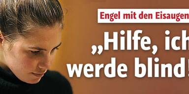 Amanda Knox bangt um ihr Augenlicht