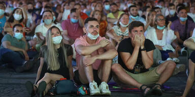 England-Fans beim Public Viewing