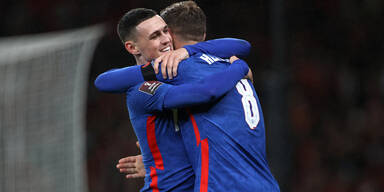 England gegen Albanien WM-Qualifkation Jubel