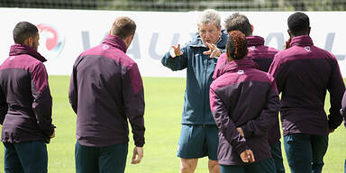 Engländer schwitzen in Winterbekleidung