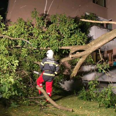 Unwetter fegen über Österreich