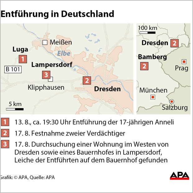 Entführte Anneli ist tot