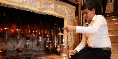 Friedenslicht aus Bethlehem in Österreich gelandet