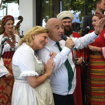 Karin Kneissl Hochzeitsfotos