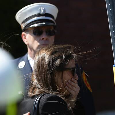 Hunderte Trauergäste verabschieden sich von Krystle Cambpell - Opfer der Boston-Anschläge.