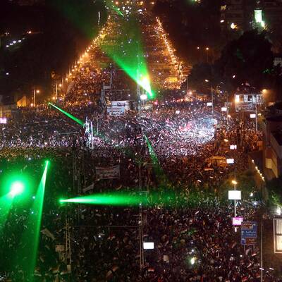 Hunderttausende gegen Mursi am Tahrir-Platz