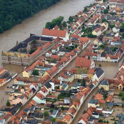 Deutschland versinkt im Hochwasser