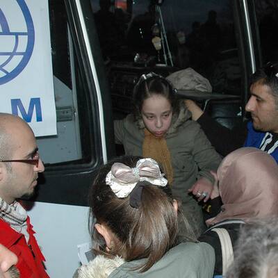 Kampfpause in Syrien: Menschen werden in sicherheit gebracht