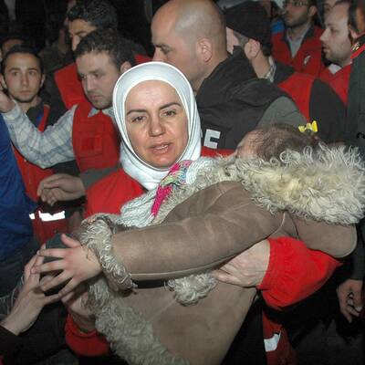 Kampfpause in Syrien: Menschen werden in sicherheit gebracht