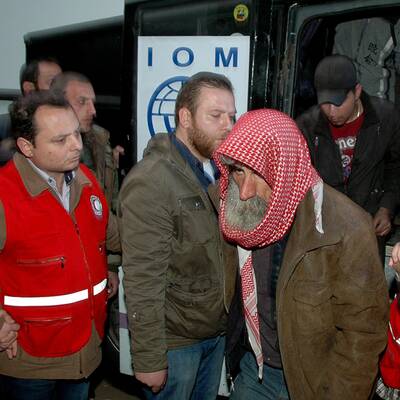 Kampfpause in Syrien: Menschen werden in sicherheit gebracht