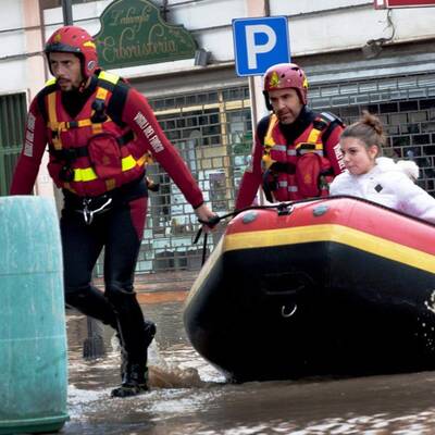 Wirbelsturm fegt über Sardinien