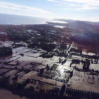 Wirbelsturm fegt über Sardinien