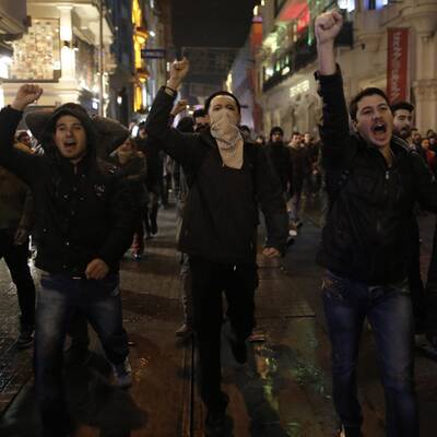 Proteste gegen Erdogan-Regierung in der Türkei