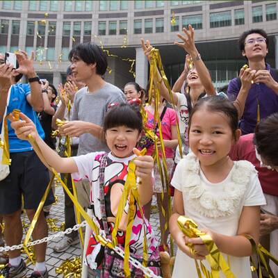 Riesenfreude in Japan über Tokio 2020